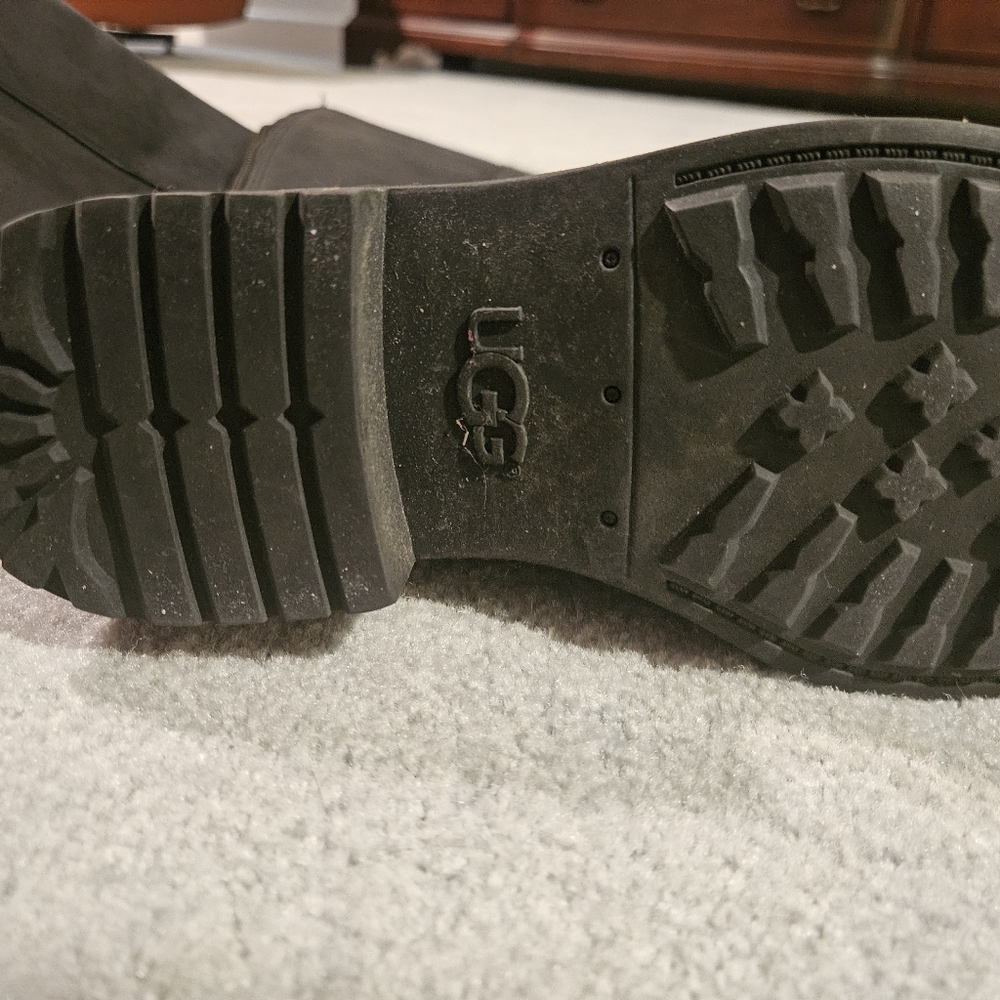 UGG Seldon Tall 1009201 Black Womens Boots, Size 7 - Picture 10 of 15